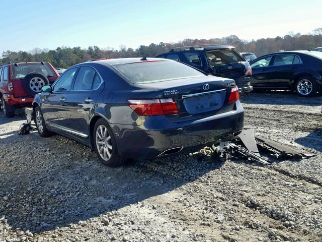 JTHBL46F075008730 - 2007 LEXUS LS 460 GRAY photo 3