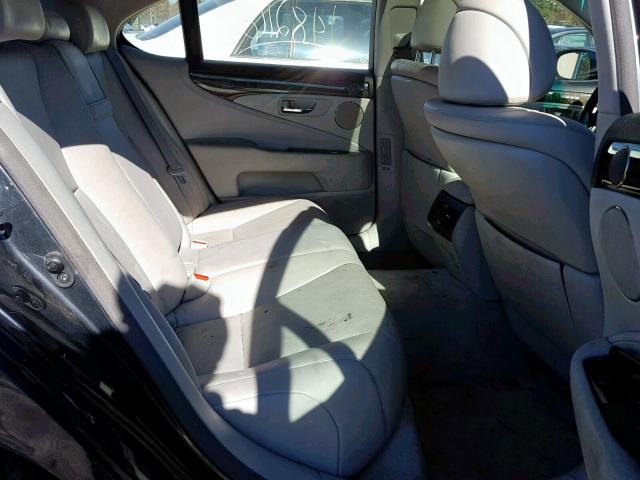 JTHBL46F075008730 - 2007 LEXUS LS 460 GRAY photo 6