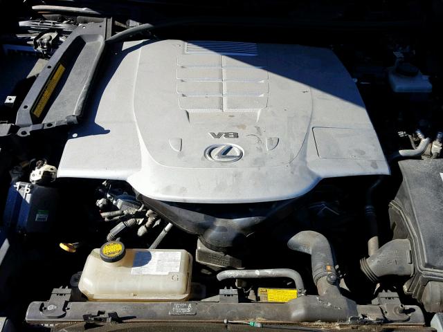 JTHBL46F075008730 - 2007 LEXUS LS 460 GRAY photo 7