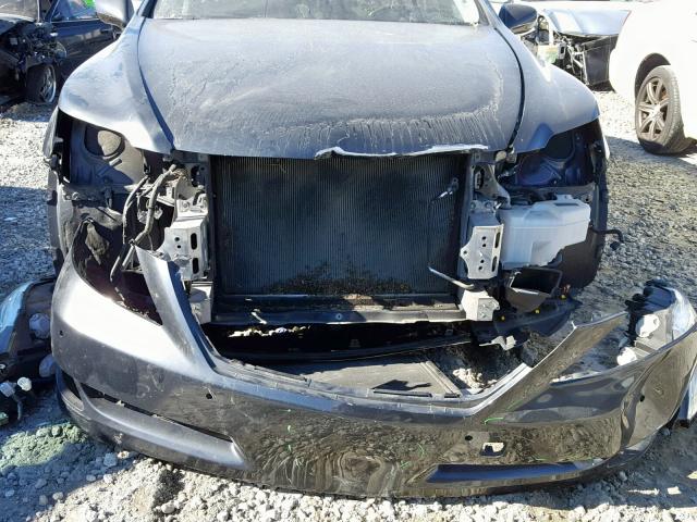 JTHBL46F075008730 - 2007 LEXUS LS 460 GRAY photo 9