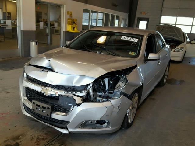 1G11C5SLXFU147971 - 2015 CHEVROLET MALIBU 1LT SILVER photo 2