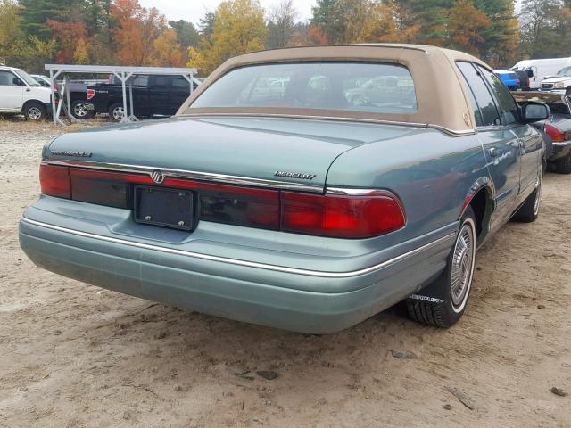 2MELM74W1VX655946 - 1997 MERCURY GRAND MARQ TEAL photo 4