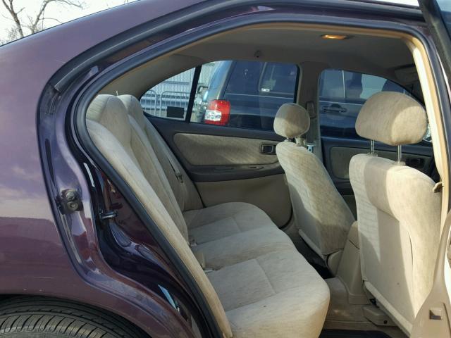 1N4DL01D5XC114391 - 1999 NISSAN ALTIMA XE BURGUNDY photo 6