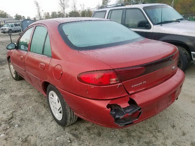 3FAFP13P6YR158512 - 2000 FORD ESCORT RED photo 3