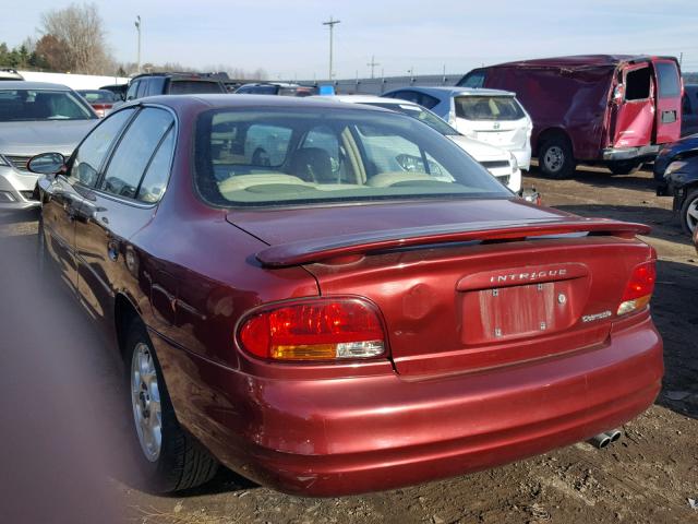 1G3WS52H82F128457 - 2002 OLDSMOBILE INTRIGUE G RED photo 3