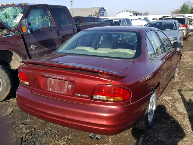 1G3WS52H82F128457 - 2002 OLDSMOBILE INTRIGUE G RED photo 4