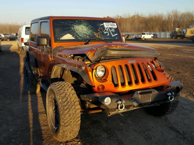 1J4AA2D11BL606032 - 2011 JEEP WRANGLER S ORANGE photo 1