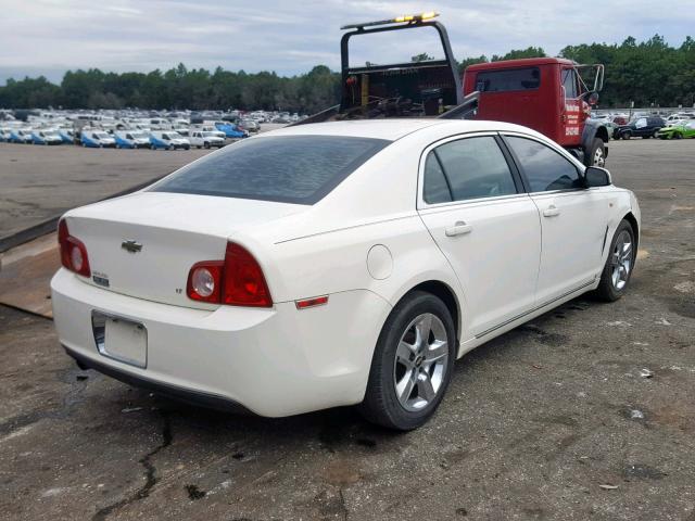1G1ZH57BX8F197877 - 2008 CHEVROLET MALIBU 1LT 白色 照片 4