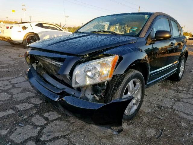 1B3HB48B67D169177 - 2007 DODGE CALIBER SX BLACK photo 2