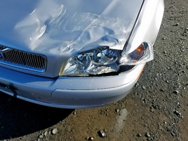 YV1VS27544F079747 - 2004 VOLVO S40 1.9T SILVER photo 9