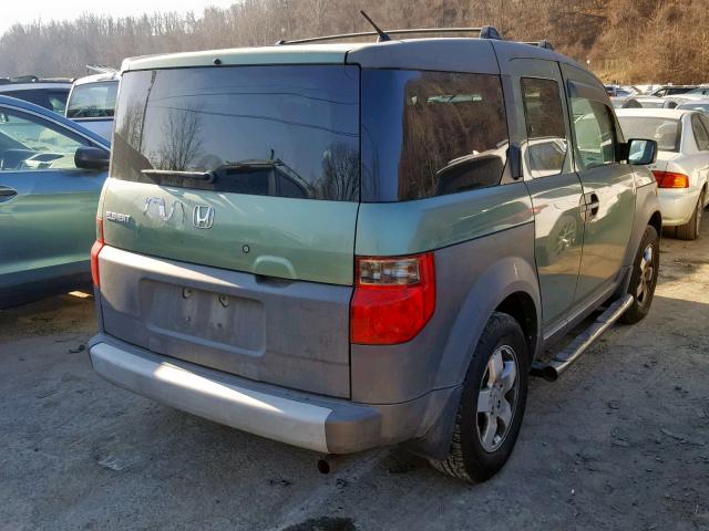 5J6YH28583L034305 - 2003 HONDA ELEMENT EX GREEN photo 4