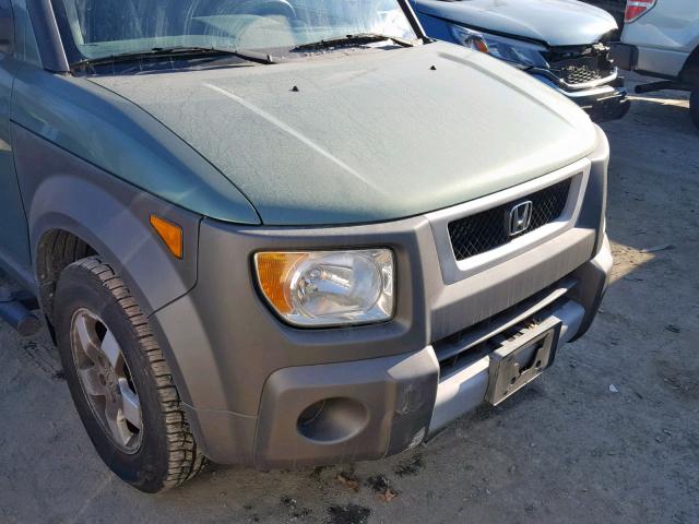 5J6YH28583L034305 - 2003 HONDA ELEMENT EX GREEN photo 9