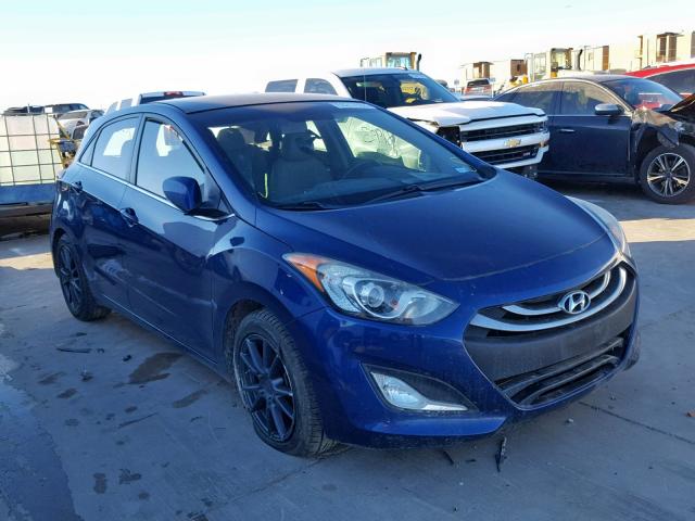 KMHD35LE9DU052928 - 2013 HYUNDAI ELANTRA GT BLUE photo 1