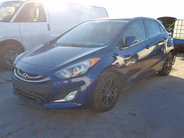 KMHD35LE9DU052928 - 2013 HYUNDAI ELANTRA GT BLUE photo 2