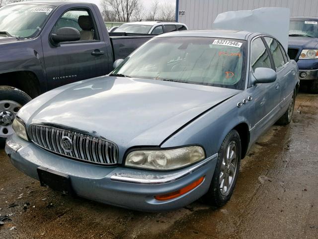 1G4CU541734171922 - 2003 BUICK PARK AVENU BLUE photo 2