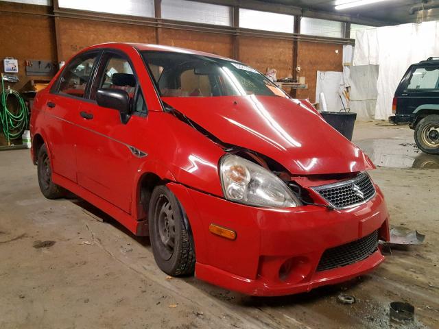 JS2RA62S475353401 - 2007 SUZUKI AERIO RED photo 1