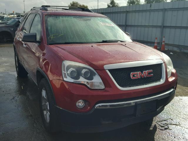 1GKKRPED4CJ241596 - 2012 GMC ACADIA SLE RED photo 1