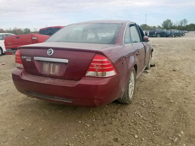 1MEFM42166G617106 - 2006 MERCURY MONTEGO PR 红色 照片 4
