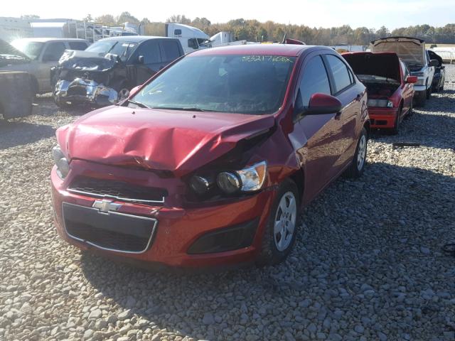 1G1JA5SH5E4233169 - 2014 CHEVROLET SONIC LS 红色 照片 2