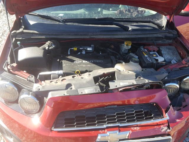 1G1JA5SH5E4233169 - 2014 CHEVROLET SONIC LS 红色 照片 7