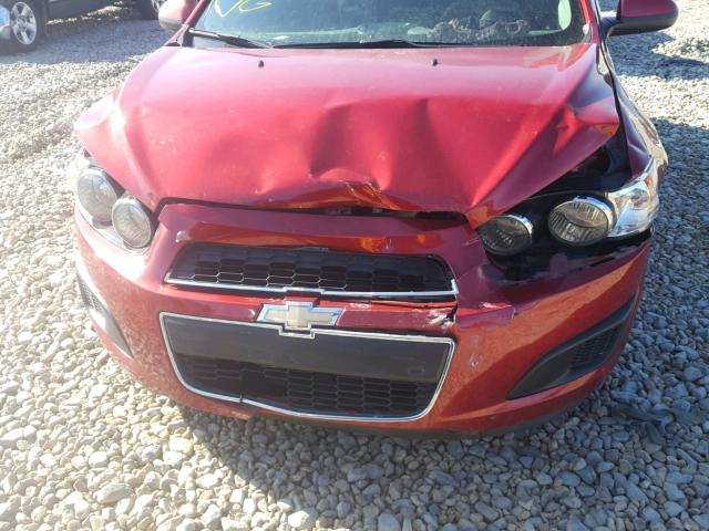 1G1JA5SH5E4233169 - 2014 CHEVROLET SONIC LS 红色 照片 9
