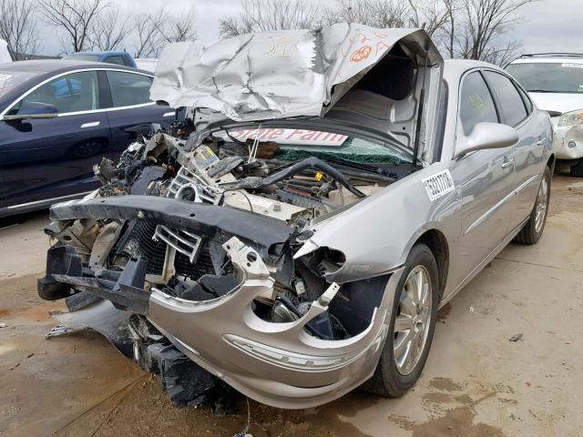 2G4WD582681247813 - 2008 BUICK LACROSSE C SILVER photo 2