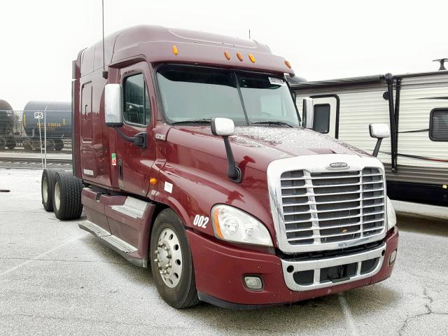 1FUJGLDR8BSAY3206 - 2011 FREIGHTLINER CASCADIA 1 BURGUNDY photo 1