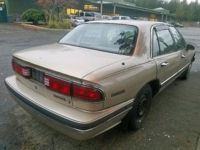 1G4HP53L7PH478098 - 1993 BUICK LESABRE CU TAN photo 4