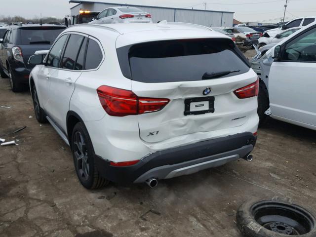 WBXHT3C32J3H32105 - 2018 BMW X1 XDRIVE2 WHITE photo 3