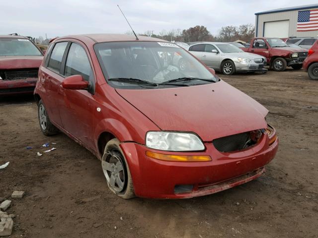 KL1TD66638B183028 - 2008 CHEVROLET AVEO BASE Qırmızı foto 1