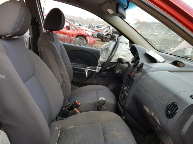 KL1TD66638B183028 - 2008 CHEVROLET AVEO BASE Qırmızı foto 5