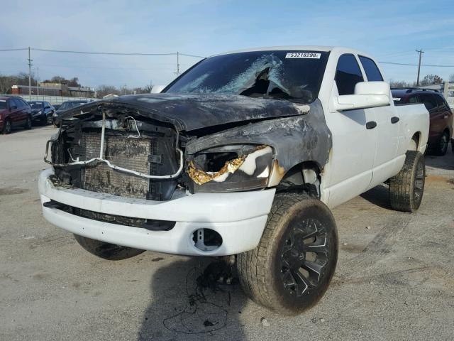 1D7KS28C76J240524 - 2006 DODGE RAM 2500 S WHITE photo 2