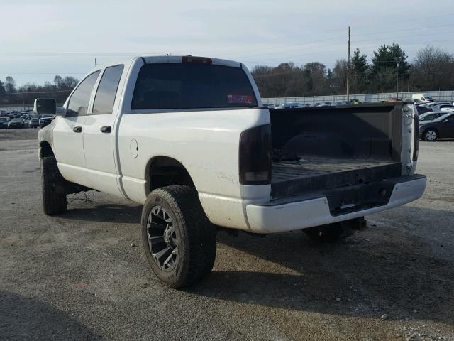 1D7KS28C76J240524 - 2006 DODGE RAM 2500 S WHITE photo 3