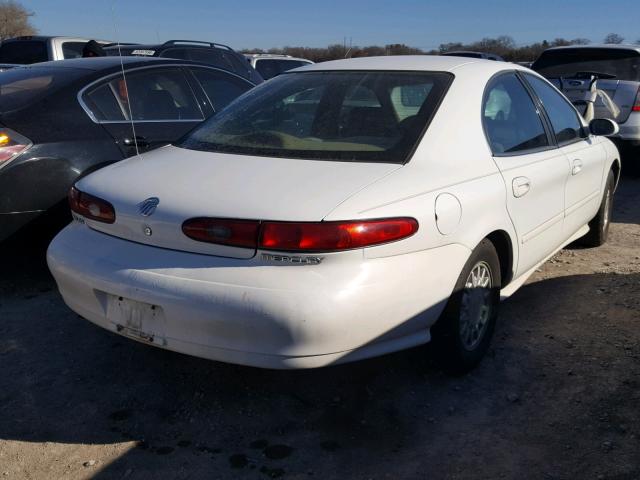 1MELM50U4VG647600 - 1997 MERCURY SABLE GS WHITE photo 4