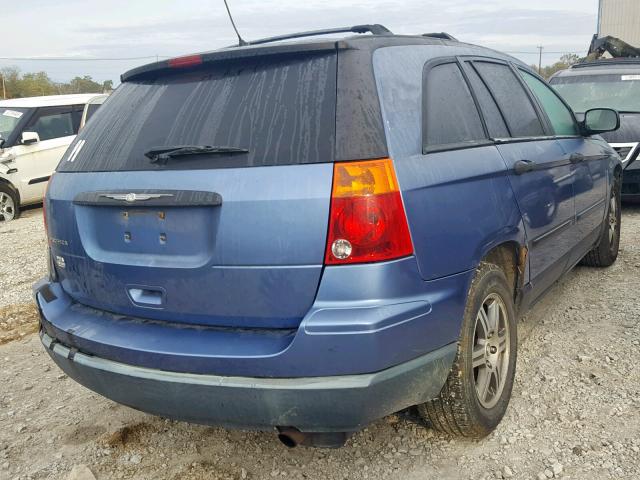 2A8GM48L87R211190 - 2007 CHRYSLER PACIFICA BLUE photo 4