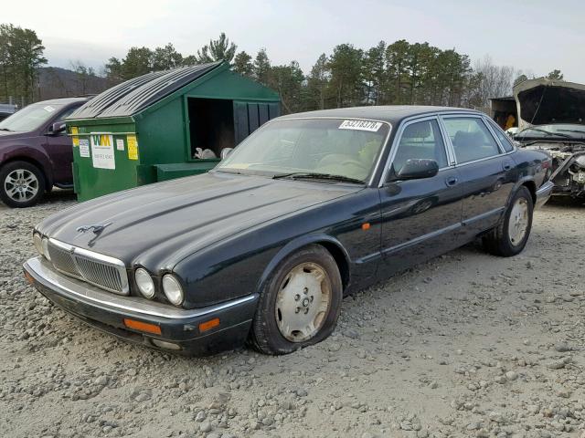 SAJHX1743SC748404 - 1995 JAGUAR XJ6 GREEN photo 2