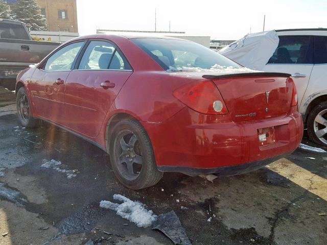 1G2ZF55B464237111 - 2006 PONTIAC G6 SE RED photo 3