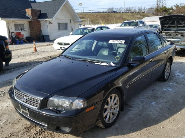 YV1TH59H041372704 - 2004 VOLVO S80 2.5T BLACK photo 2