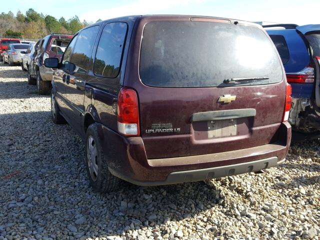 1GNDV23157D120809 - 2007 CHEVROLET UPLANDER L Tünd qırmızı foto 3