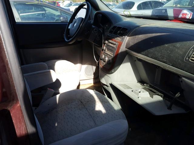 1GNDV23157D120809 - 2007 CHEVROLET UPLANDER L Tünd qırmızı foto 5