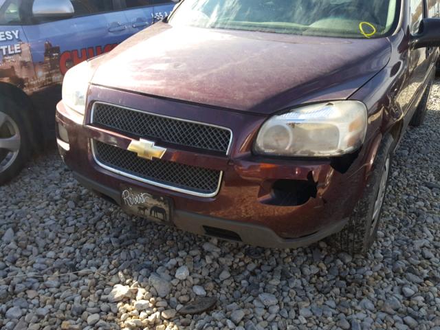 1GNDV23157D120809 - 2007 CHEVROLET UPLANDER L Tünd qırmızı foto 9