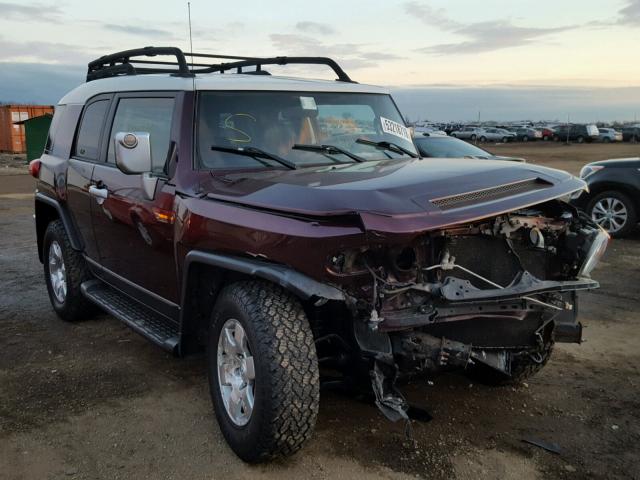 JTEBU11F170031415 - 2007 TOYOTA FJ CRUISER MAROON photo 1