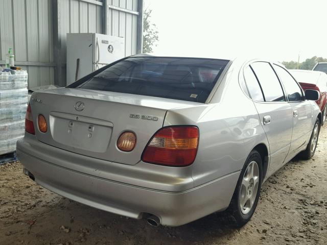 JT8BD68S9X0067923 - 1999 LEXUS GS 300 SILVER photo 4