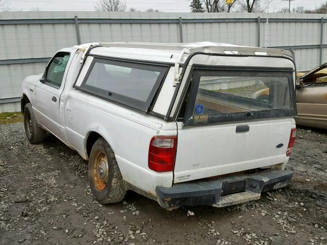 1FTYR10D54PB51463 - 2004 FORD RANGER WHITE photo 3