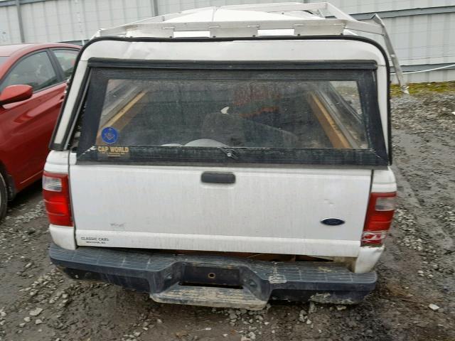 1FTYR10D54PB51463 - 2004 FORD RANGER WHITE photo 9