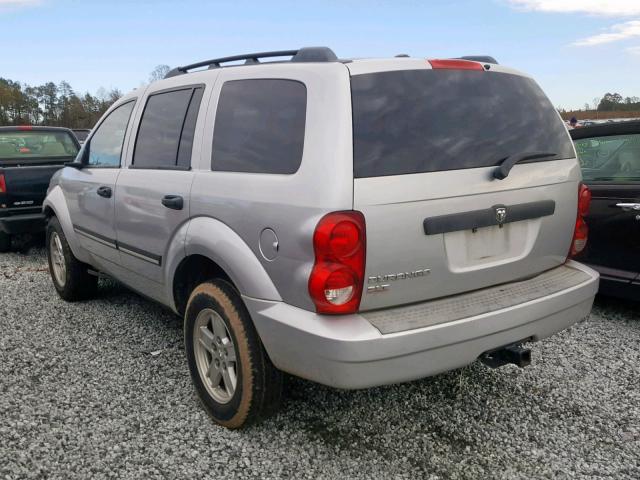 1D8HD48N78F132925 - 2008 DODGE DURANGO SL SILVER photo 3