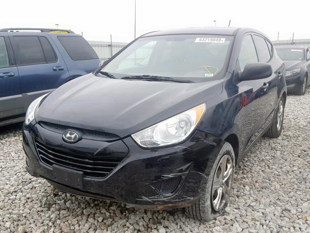 KM8JT3AB3CU487605 - 2012 HYUNDAI TUCSON GL BLACK photo 2