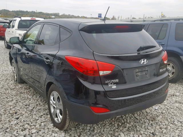 KM8JT3AB3CU487605 - 2012 HYUNDAI TUCSON GL BLACK photo 3