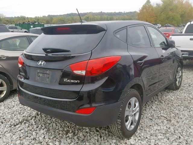 KM8JT3AB3CU487605 - 2012 HYUNDAI TUCSON GL BLACK photo 4