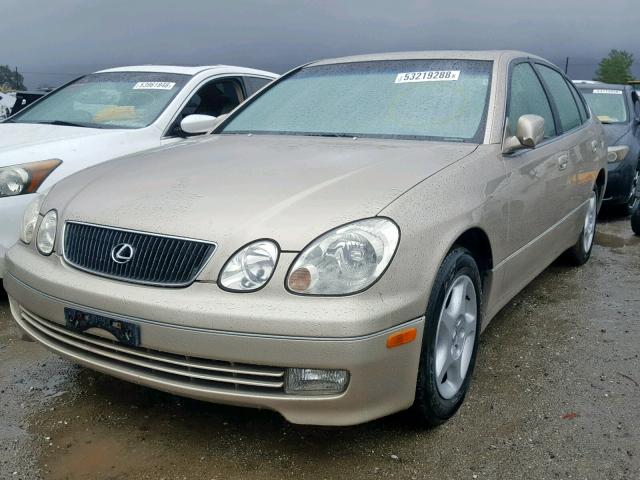 JT8BD68S4W0025710 - 1998 LEXUS GS 300 GOLD photo 2